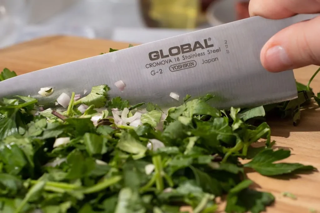 5. Global 8 Inch Chef Knife
