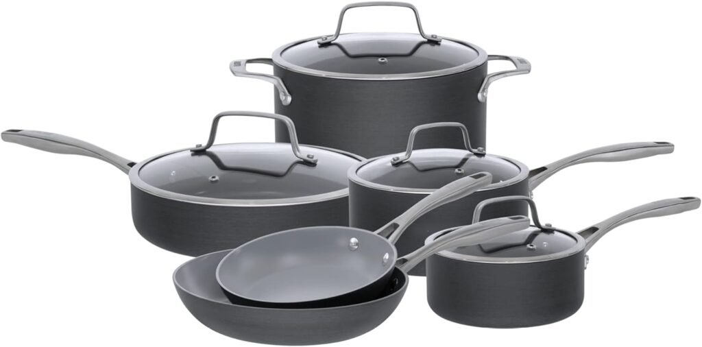 Bialetti Ceramic Pro 10-Piece Non-Stick Cookware Set