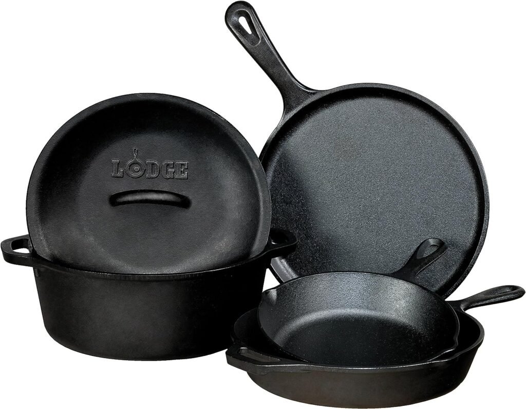 Lodge Seasoned Cast Iron 5-Piece Set